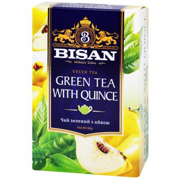 Чай зелений Bisan With Quince 80г - купити, ціни на Auchan - фото 1