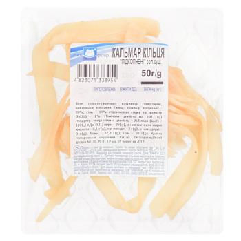 Eurogroup Smoked Salted-Dried Squid Rings - buy, prices for COSMOS - photo 1