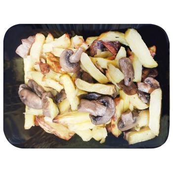 Картофель жареный с грибами - купить, цены на Чудо Маркет - фото 1