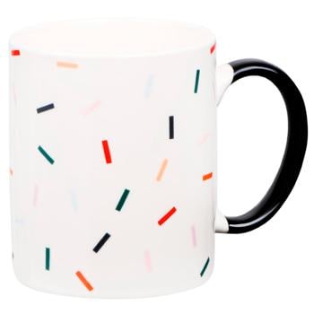 Ardesto Stripes AR3425 Porcelain Cup 340ml - buy, prices for Supermarket "Kharkiv" - photo 1