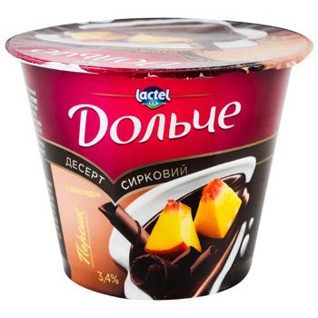 Dolche Cottage Cheese Dessert Peach and Chocolate 3.4% 200g