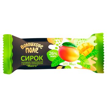 Voloshkove Pole Mango Glazed Curd Snack 26% 36g