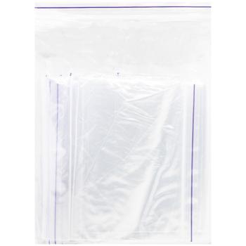 Zip-Lock Bags 120х180mm 50pcs - buy, prices for Auchan - photo 1