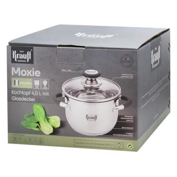 Krauff Pan with Glass Lid 18cm 4l - buy, prices for NOVUS - photo 1