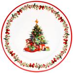 Тарілка порцелянова Різдвяна ялинка 19см 498-324 BONADI 1 шт
