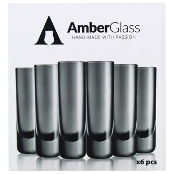 Amber Glass V102 Vodka Glass Set 6pcs x 50ml - buy, prices for - photo 3