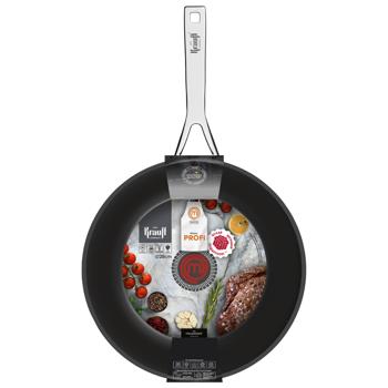 Сковорода-wok Krauff алюминиевая 28см - купить, цены на КОСМОС - фото 1