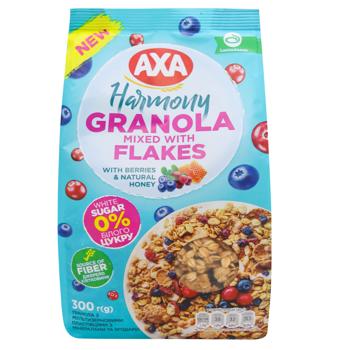 Axa Harmony Granola with Multigrain Flakes with Minerals and Berries 300g - buy, prices for Tavria V - photo 2