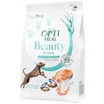 Корм сухий Optimeal Beauty Fitness з морепродуктами для стерилізованих котів 4кг