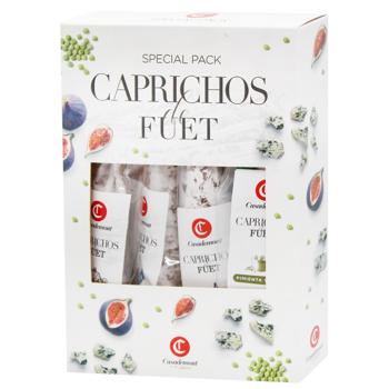 Колбаса Casademont Фуэт Мини Ассорти Экстра сыровяленая 4шт*80г