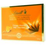 Lindt with orange filling milk chocolate 125g