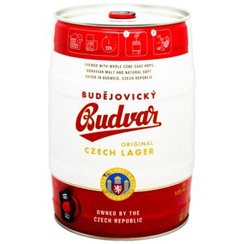 Пиво Budweiser Budvar светлое 5% 5л