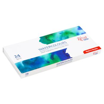 Набір акварельних фарб Rosa Studio 24 кольорів - купити, ціни на МегаМаркет - фото 3