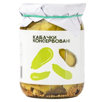 Кабачки консервовані 540г GRONO - купити, ціни на Grono - фото 1