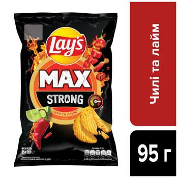 Чипси Lay's Strong картопляні зі смаком чилі та лайму 95г - купити, ціни на Grono - фото 2