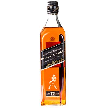 Виски Johnnie Walker Black Label 12 лет 40% 0,7л + 2 стакана - купить, цены на Auchan - фото 5