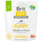 Корм сухий Brit Care Sustainable з куркою та комахами для цуценят всіх порід 1кг