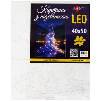Картина по номерам Santi LED с подсветкой 40х50см - купить, цены на METRO - фото 3