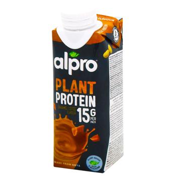 Alpro Plant Protein high protein Caramel coffee flavour Soy Drink 250ml - buy, prices for ULTRAMARKET - photo 1