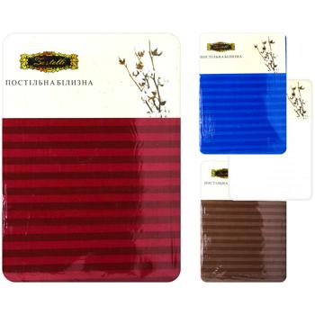 Комплект постільної білизни 1,5сп 145х210см 2х50х70см - купити, ціни на Auchan - фото 1