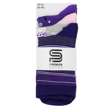 Premier Socks Premium Cats Set of Women's Socks s.23-25 3 pairs - buy, prices for NOVUS - photo 1