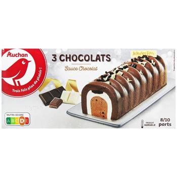 Десерт Auchan Три шоколада 534г - купить, цены на - фото 2