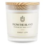 From The Island Sweet Lips Raspberry and Rose Scented Candle 250ml