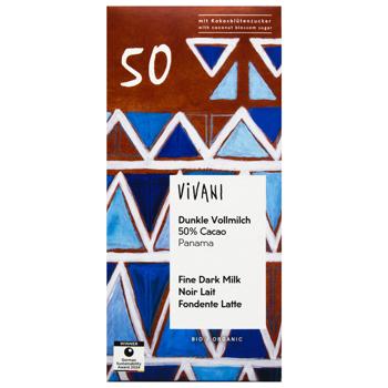 Chocolate milky Vivani 50% 80g Germany - buy, prices for MegaMarket - photo 1