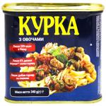 Курица Power Banka с овощами ключ 340г