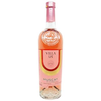 Villa UA Muscat Riviera Semi-Sweet Rose Wine 9-13% 0.75l