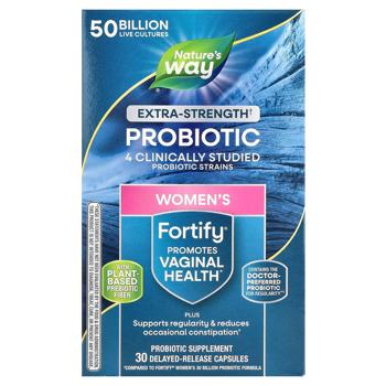 Пробиотик + пребиотик для женщин Nature's Way Fortify отложенное высвобождение 50 млрд КОЕ 30 капсул - купить, цены на Biotus - фото 3