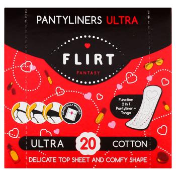 Flirt Fantasy Ultra Cotton Daily Pantyliners 20pcs - buy, prices for EKO Market - photo 2