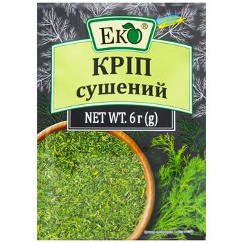 Eko dried dill spices 6g - buy, prices for NOVUS - photo 1