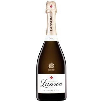 Шампанське Lanson Le Blanc de Blancs біле брют 12,5% 0,75л - купити, ціни на WINETIME - фото 1