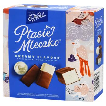 Wedel Bird's Milk Cream Flavored Candies in Milk Chocolate 340g - buy, prices for COSMOS - photo 1