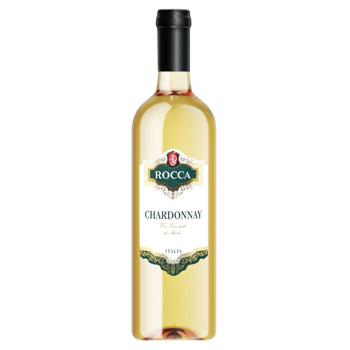Вино Rocca Chardonnay Varietale D'Italia біле напівсухе 12% 0,75л - купити, ціни на NOVUS - фото 1