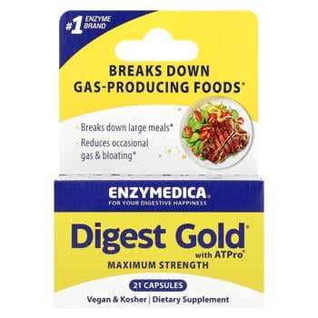 Травні ферменти Enzymedica Digest Gold з ATPro 21 капсула - купити, ціни на - фото 3