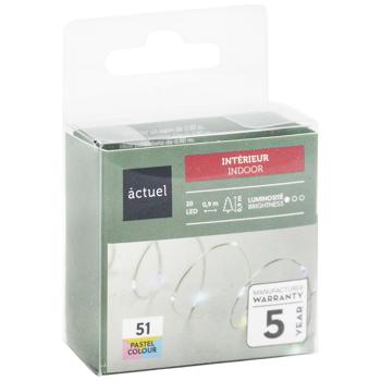 Гірлянда Actuel 20LED на батарейках 1,05м - купити, ціни на Auchan - фото 3