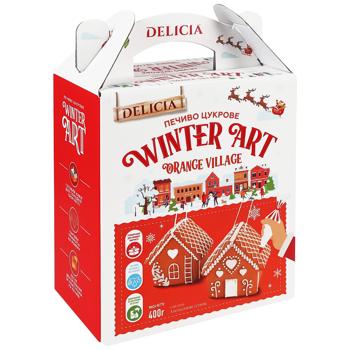 Delicia Orange Village Cookies with Orange Flavor 400g - buy, prices for Za Raz - photo 3