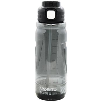 Ardesto Sport Black Water Bottle 1000ml - buy, prices for Za Raz - photo 1