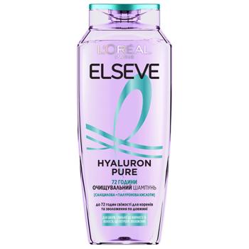 Шампунь L'Oreal Paris Elseve Hyaluron Pure Очищающий для жирных волос 400мл - купить, цены на NOVUS - фото 1