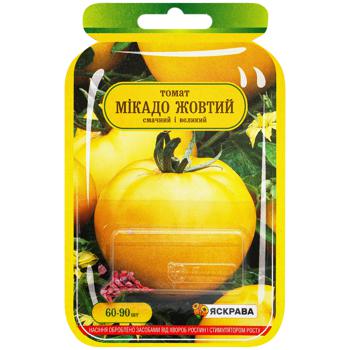 Семена Яскрава Томат Микадо Желтый 1пакет - купить, цены на Auchan - фото 1