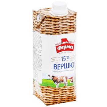 Ferma Selected UHT Cream 15% 505g - buy, prices for Tavria V - photo 3