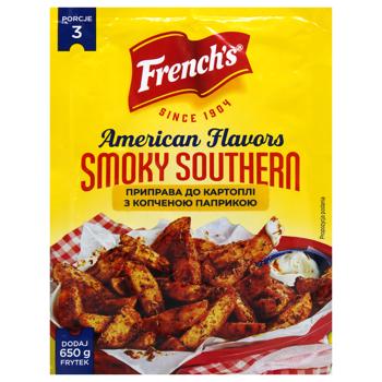 Приправа French's к картофелю с копченой паприкой 15г - купить, цены на Auchan - фото 1