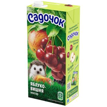 Нектар Садочок яблочно-вишневый 0,95л - купить, цены на КОСМОС - фото 1