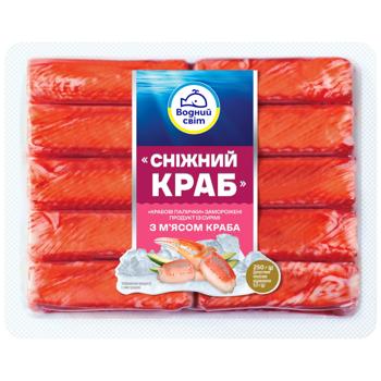 Крабовые палочки Водний Світ Снежный краб замороженные 250г - купить, цены на Эпицентр FOOD - фото 1