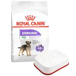 Корм сухий Royal Canin Mini Sterilized Adult для стерилізованих собак малих порід із зайвою вагою 3кг + миска