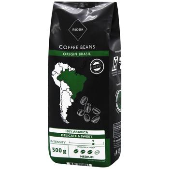 Кава в зернах Rioba Origin Brasil 500г