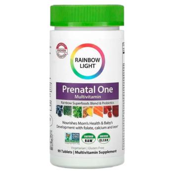 Мультивитамины для беременных Rainbow Light Prenatal One 90 таблеток - купить, цены на - фото 1