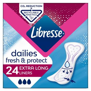 Libresse Dailies Protect Extra Long liners 24 pieces - buy, prices for Biotus - photo 1